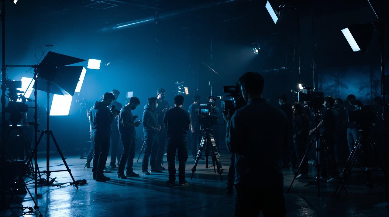 吃瓜视频制作现场